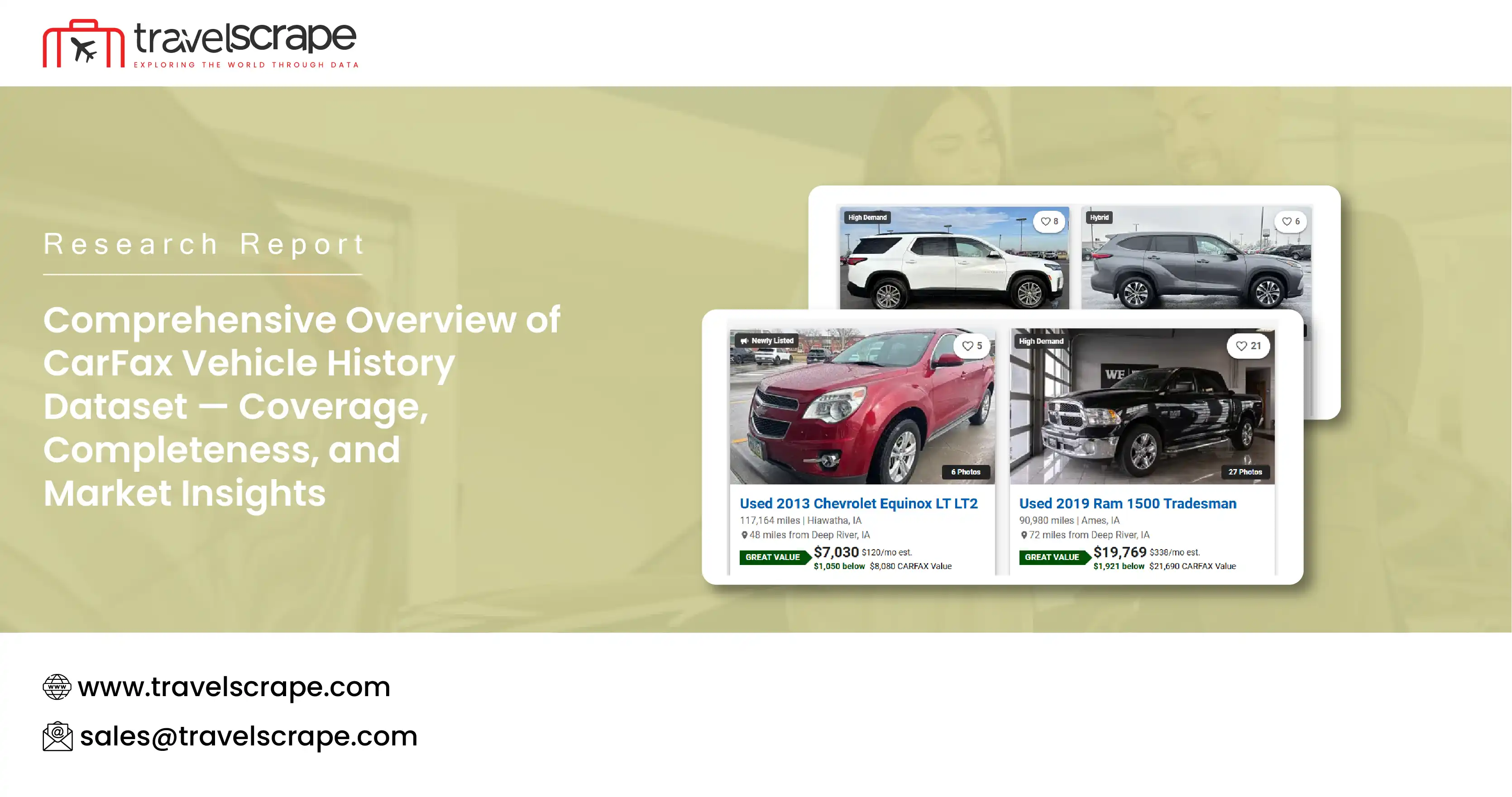 Comprehensive Overview of CarFax Vehicle History Dataset